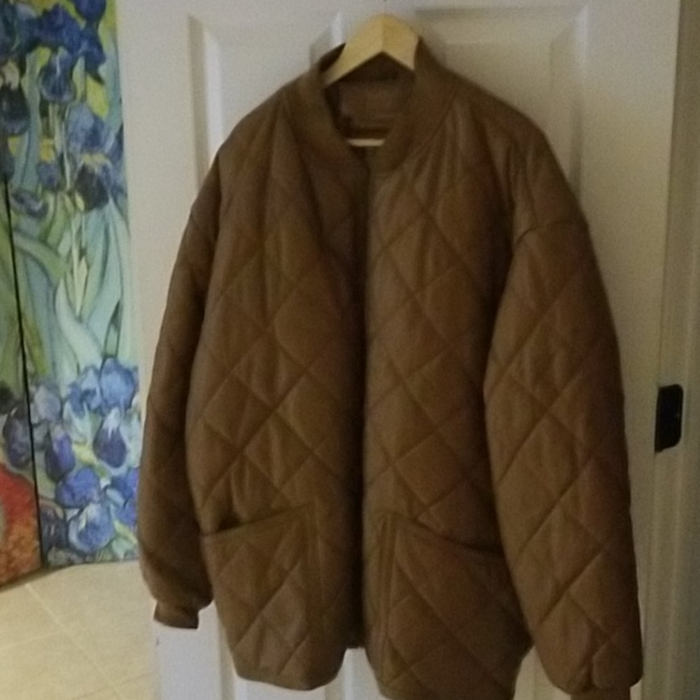 Mens leather jacket